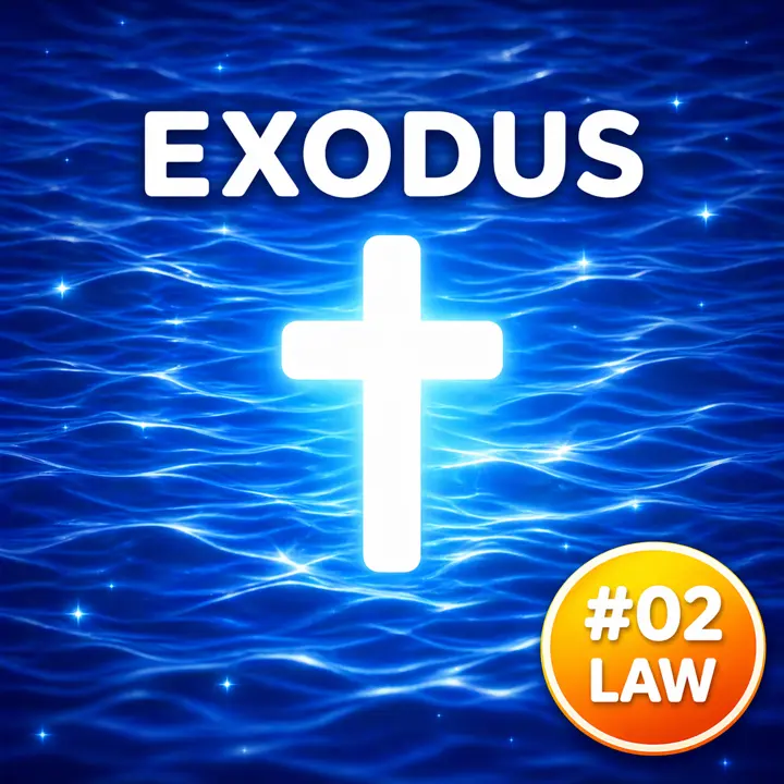 Kingdom Cubes Exodus block cover face, numbered 02 in the Law category